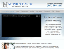 Tablet Screenshot of fortworthcriminallawyertx.com